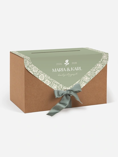 Kartenbox Hochzeit Mallow