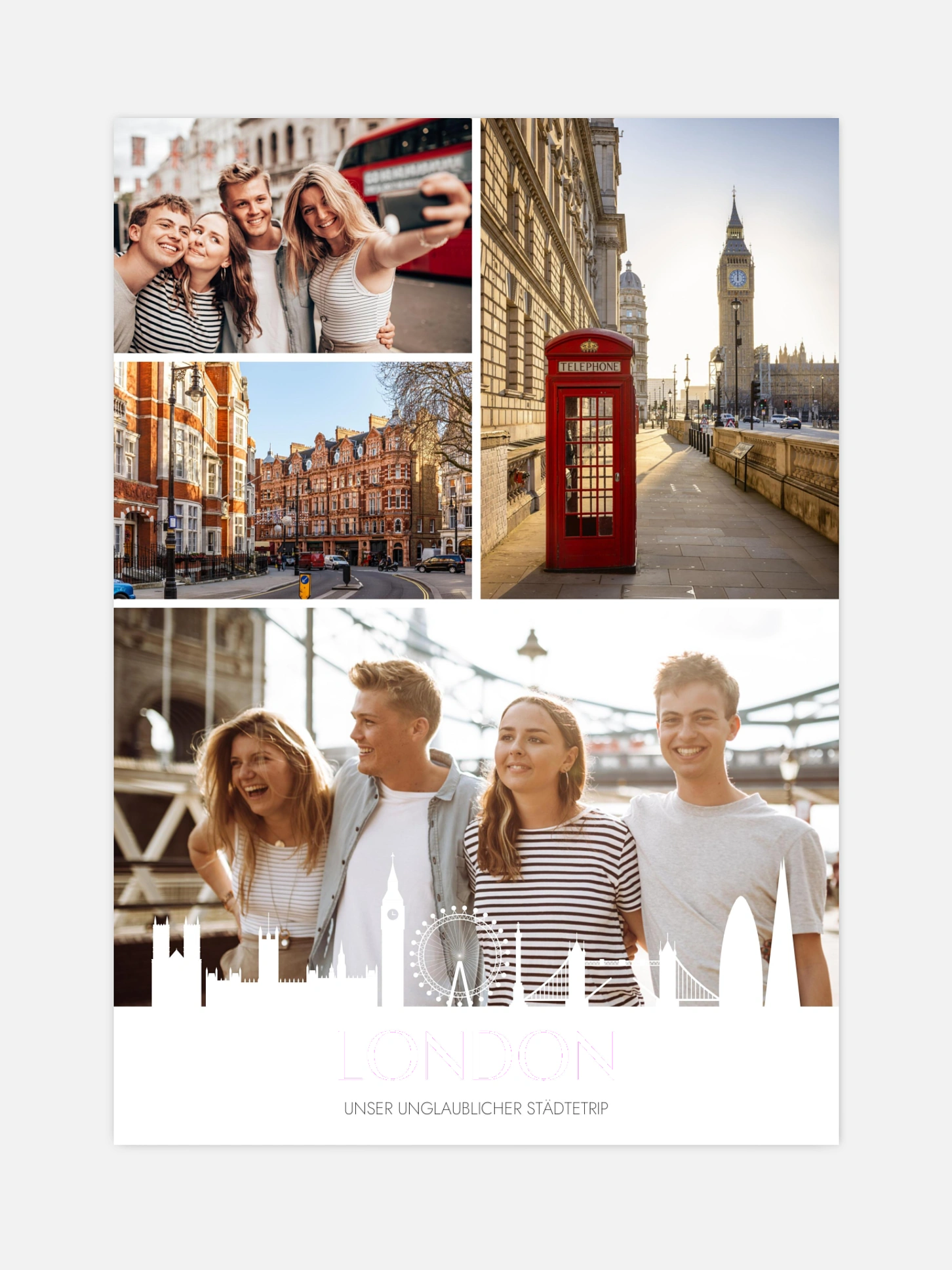Poster London Collage