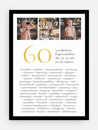 Poster 60 Eigenschaften