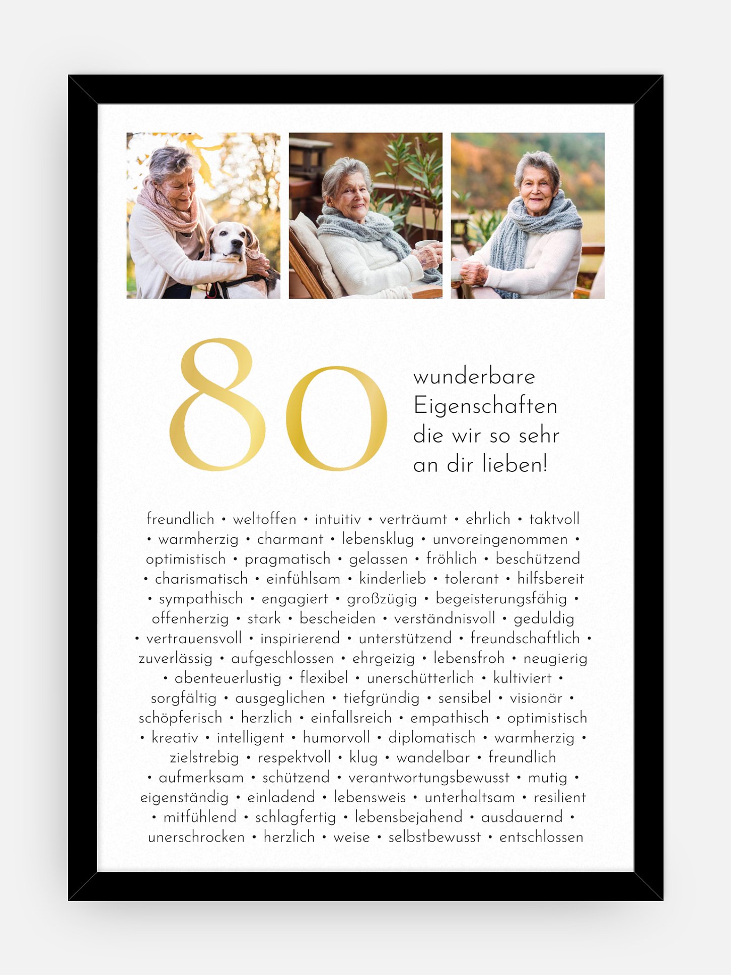 Poster 80 Eigenschaften