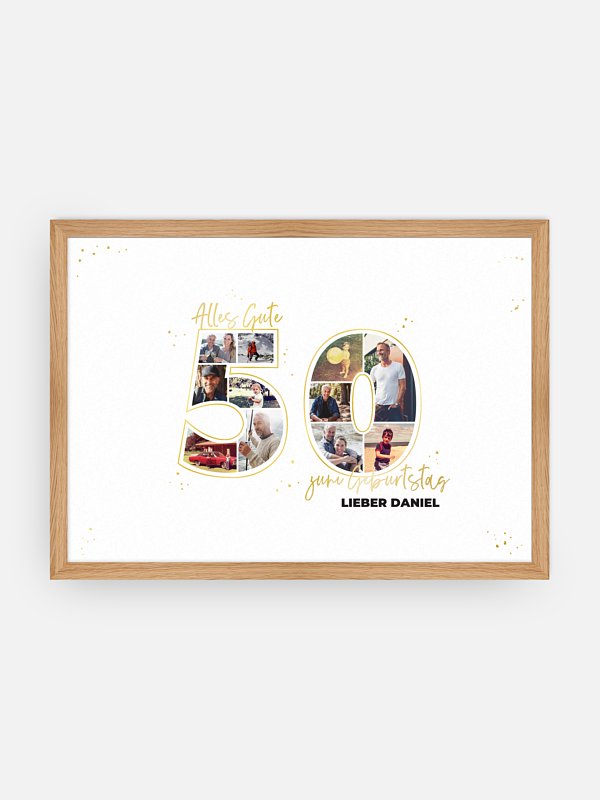 Collage 50. Geburtstag