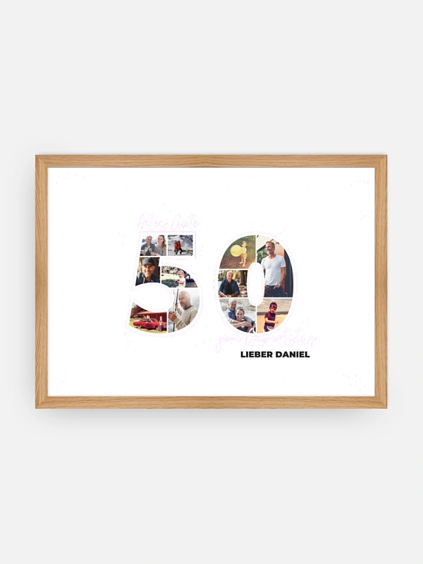 Collage 50. Geburtstag