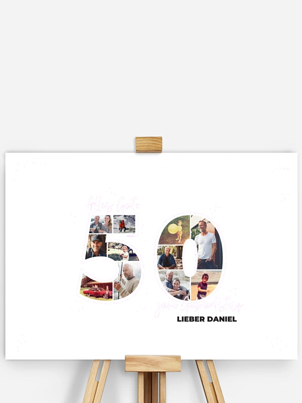 Collage 50. Geburtstag