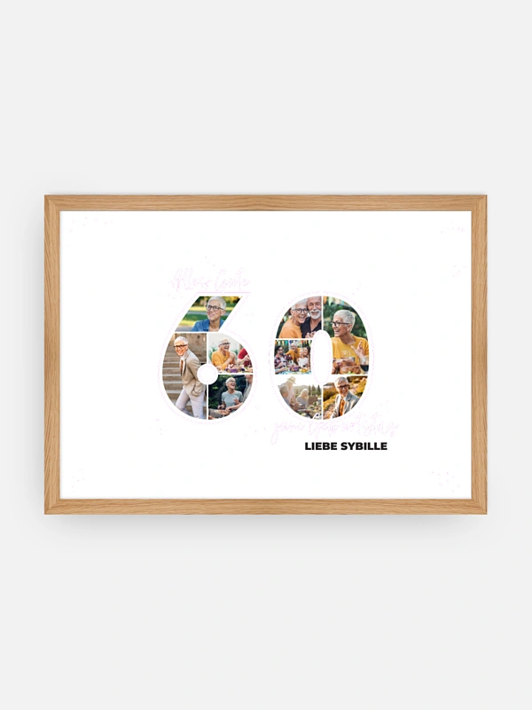 Collage 60. Geburtstag