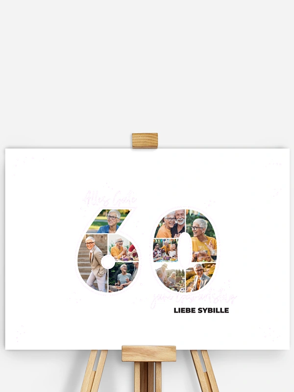 Collage 60. Geburtstag