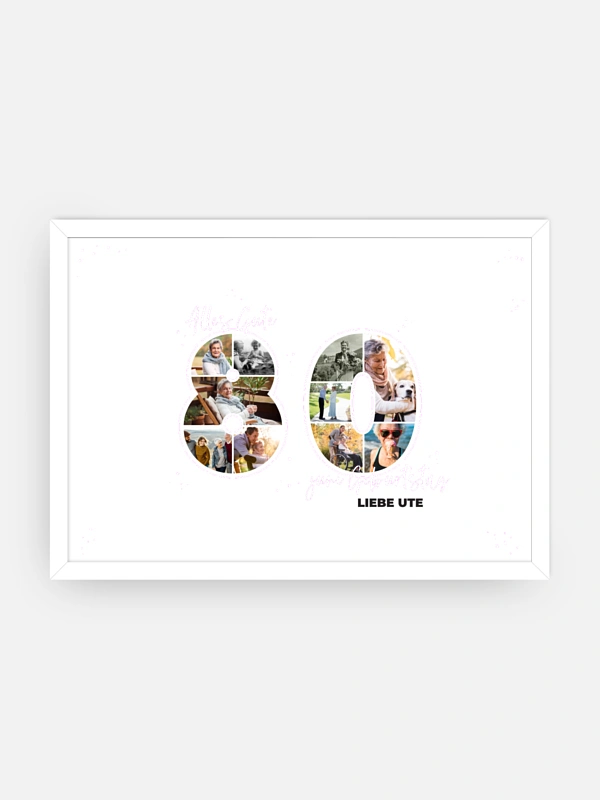 Collage 80. Geburtstag