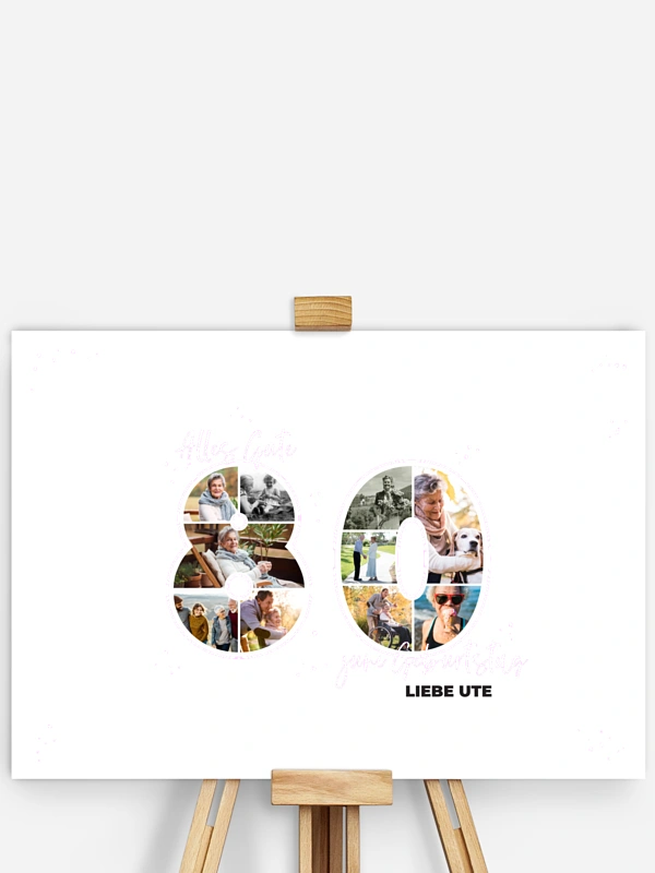 Collage 80. Geburtstag
