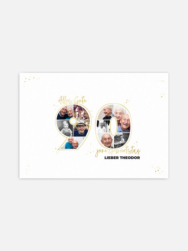 Collage 90. Geburtstag