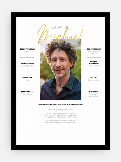 Poster Best Wishes 50