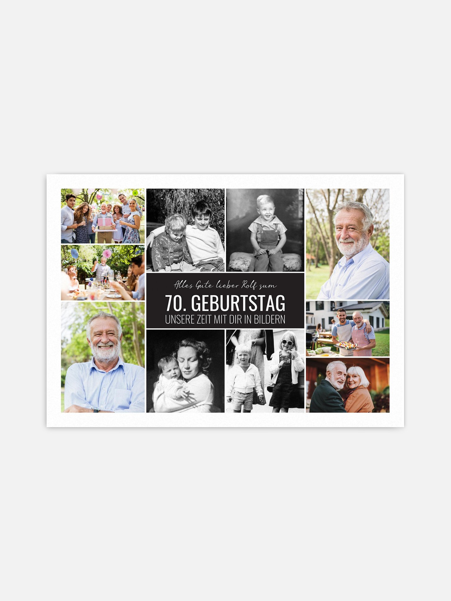 Poster Collage zum Geburtstag