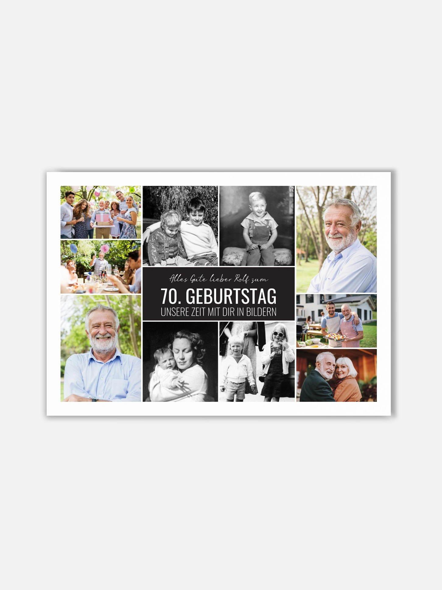 Poster Collage zum Geburtstag