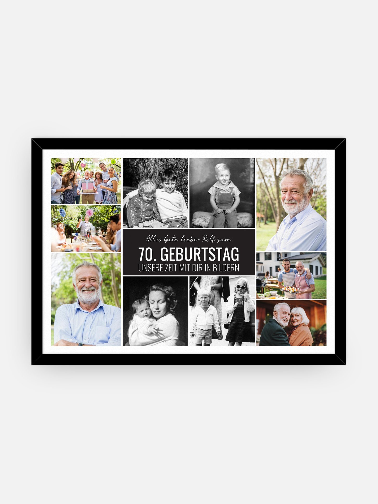 Poster Collage zum Geburtstag