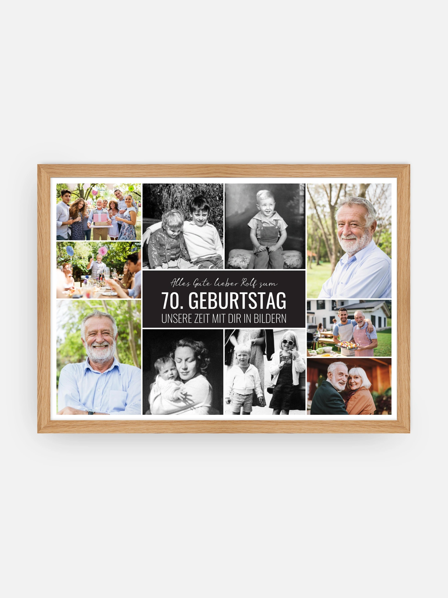 Poster Collage zum Geburtstag