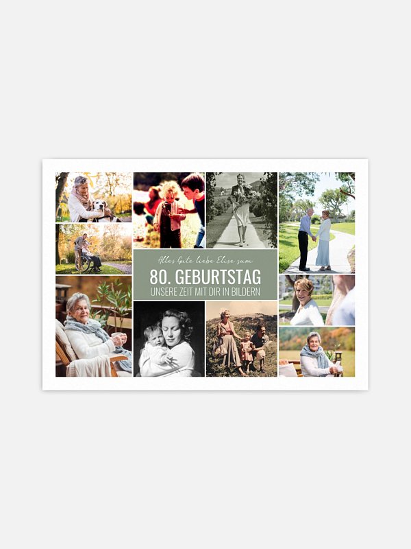 Collage zum Geburtstag