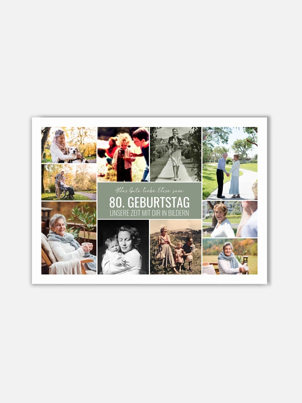 Collage zum Geburtstag