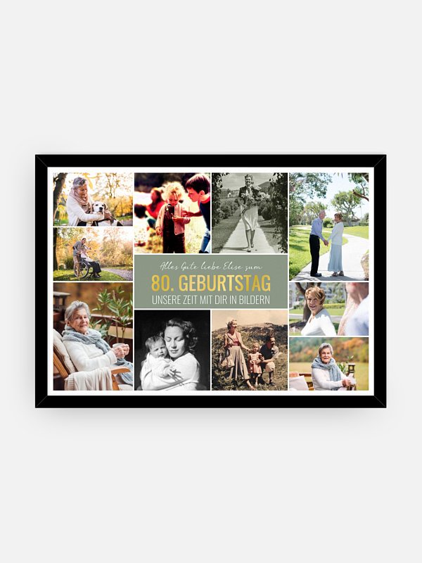 Collage zum Geburtstag