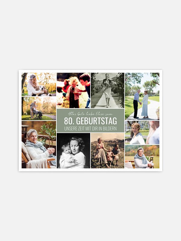 Collage zum Geburtstag