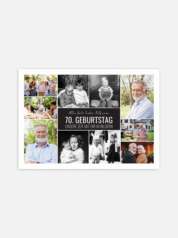 Collage zum Geburtstag