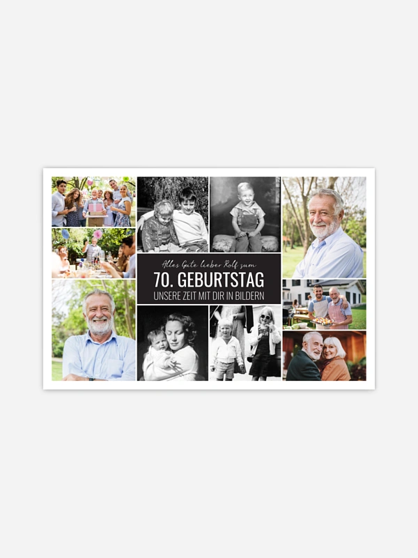 Collage zum Geburtstag