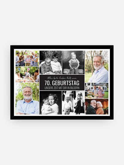 Poster Collage zum Geburtstag