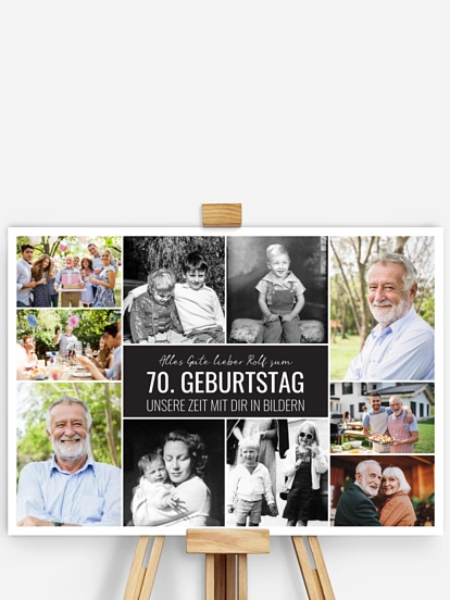 Poster Collage zum Geburtstag