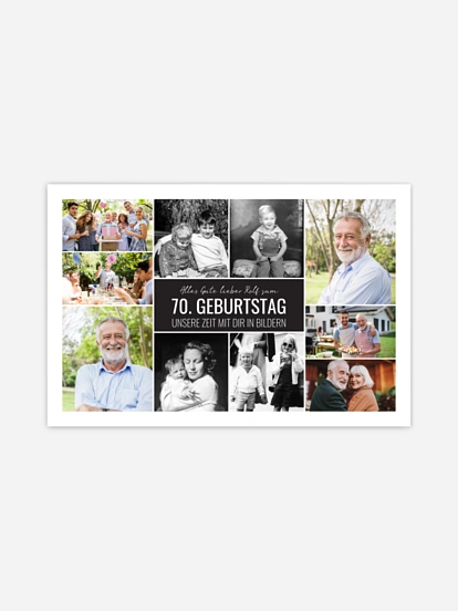 Poster Collage zum Geburtstag