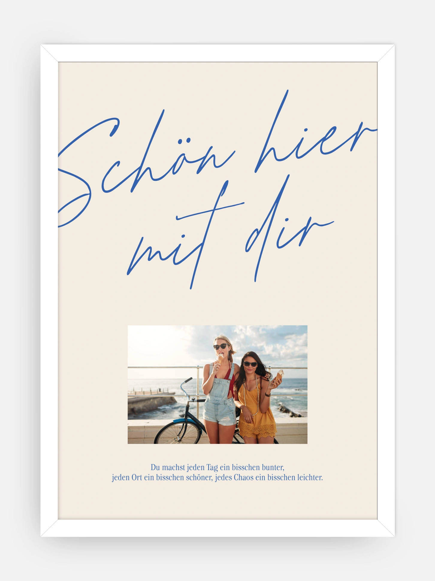 Poster Bunte Botschaft