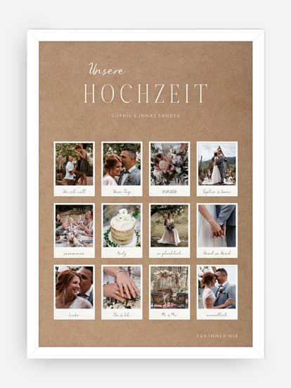 Poster Bilderwand