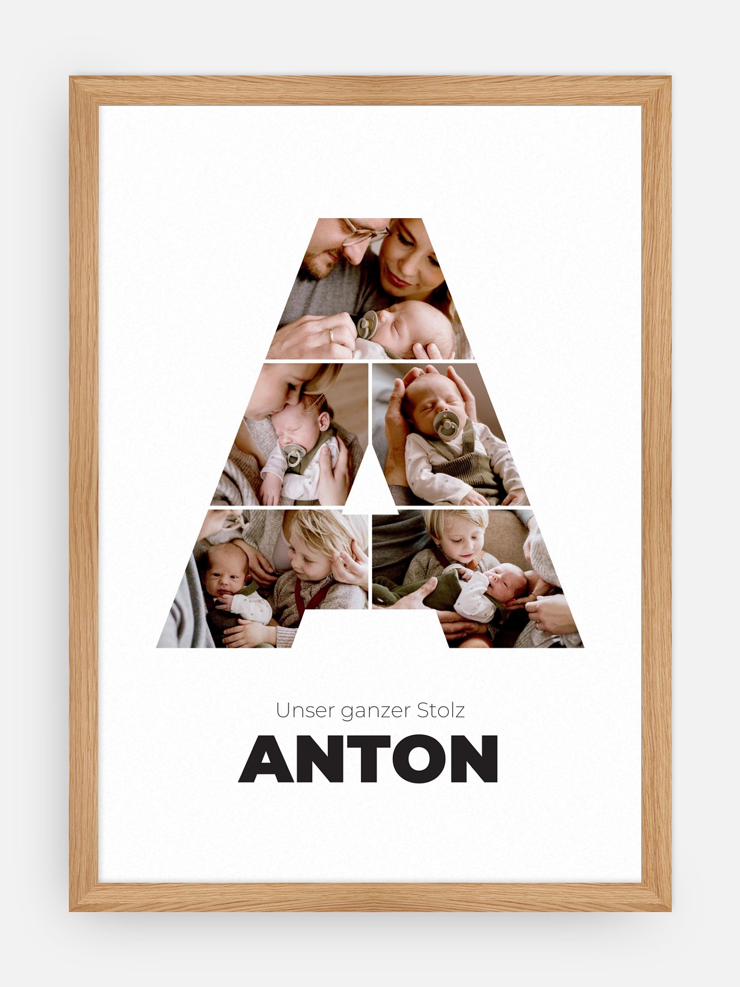 Poster Buchstabe A