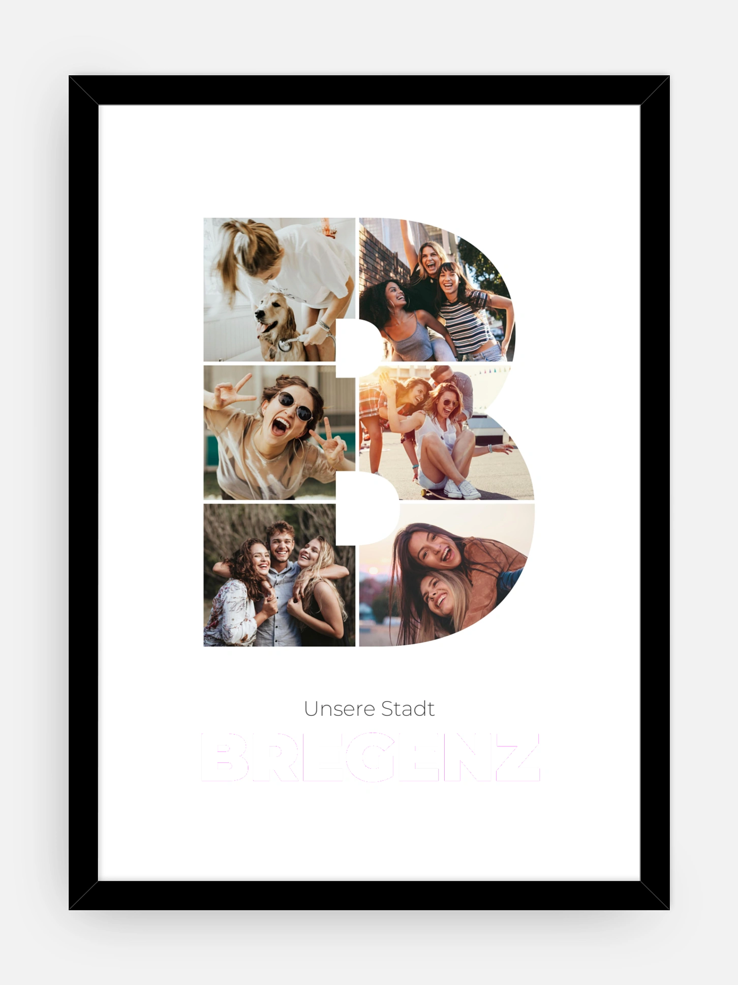 Poster Buchstabe B