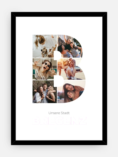 Poster Buchstabe B