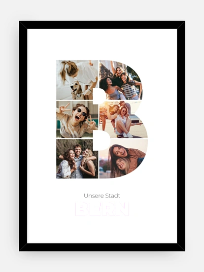 Poster Buchstabe B