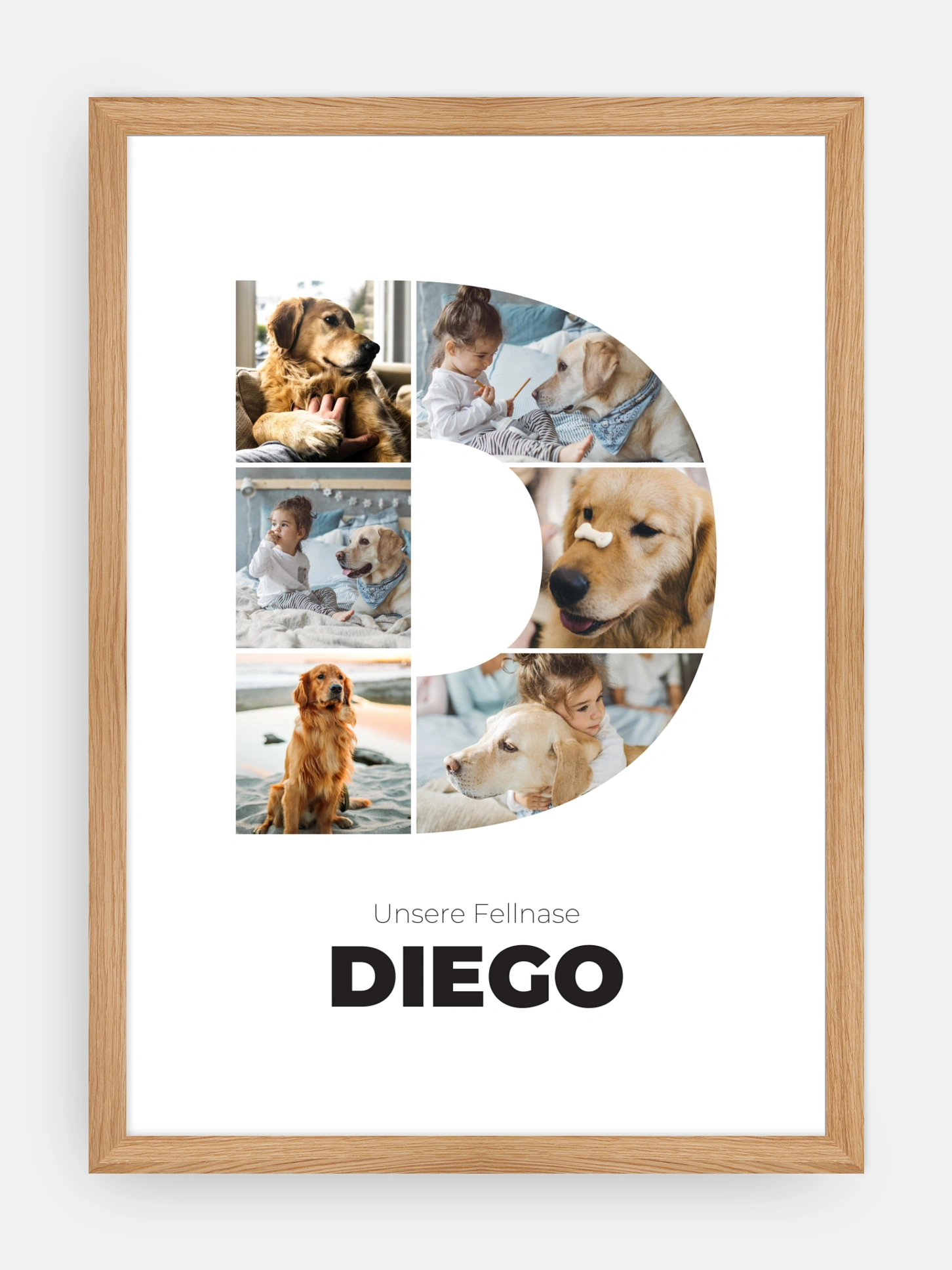 Poster Buchstabe D