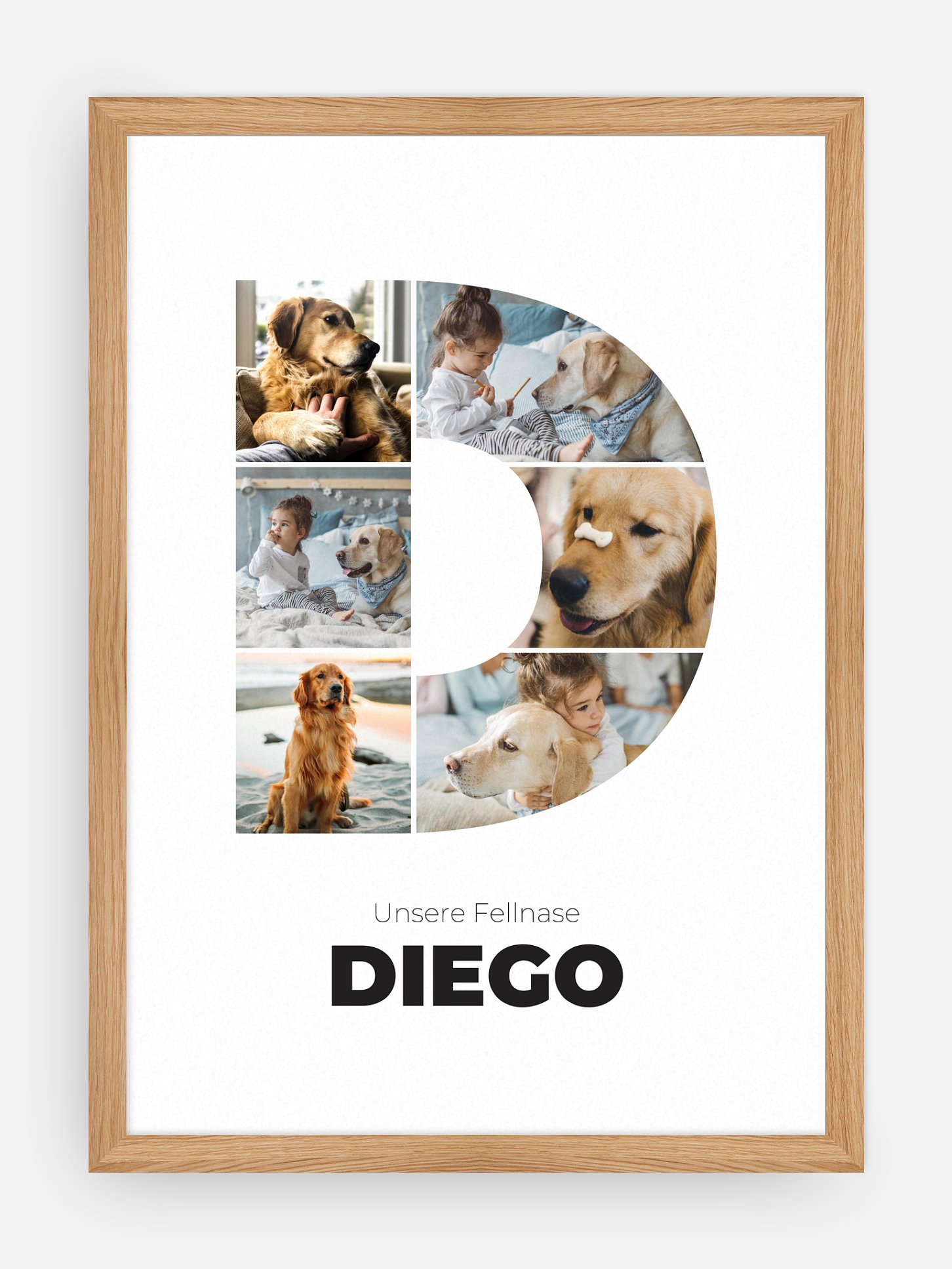 Poster Buchstabe D