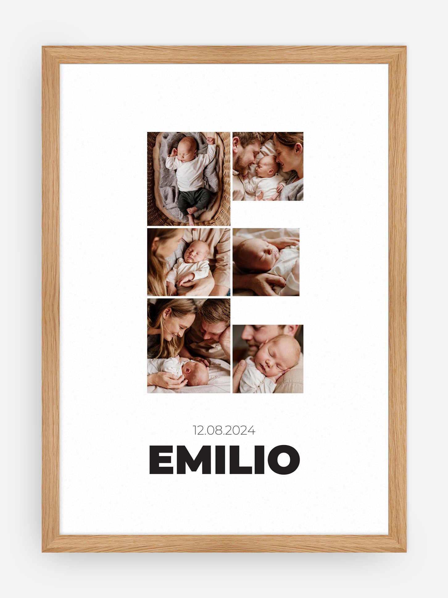 Poster Buchstabe E