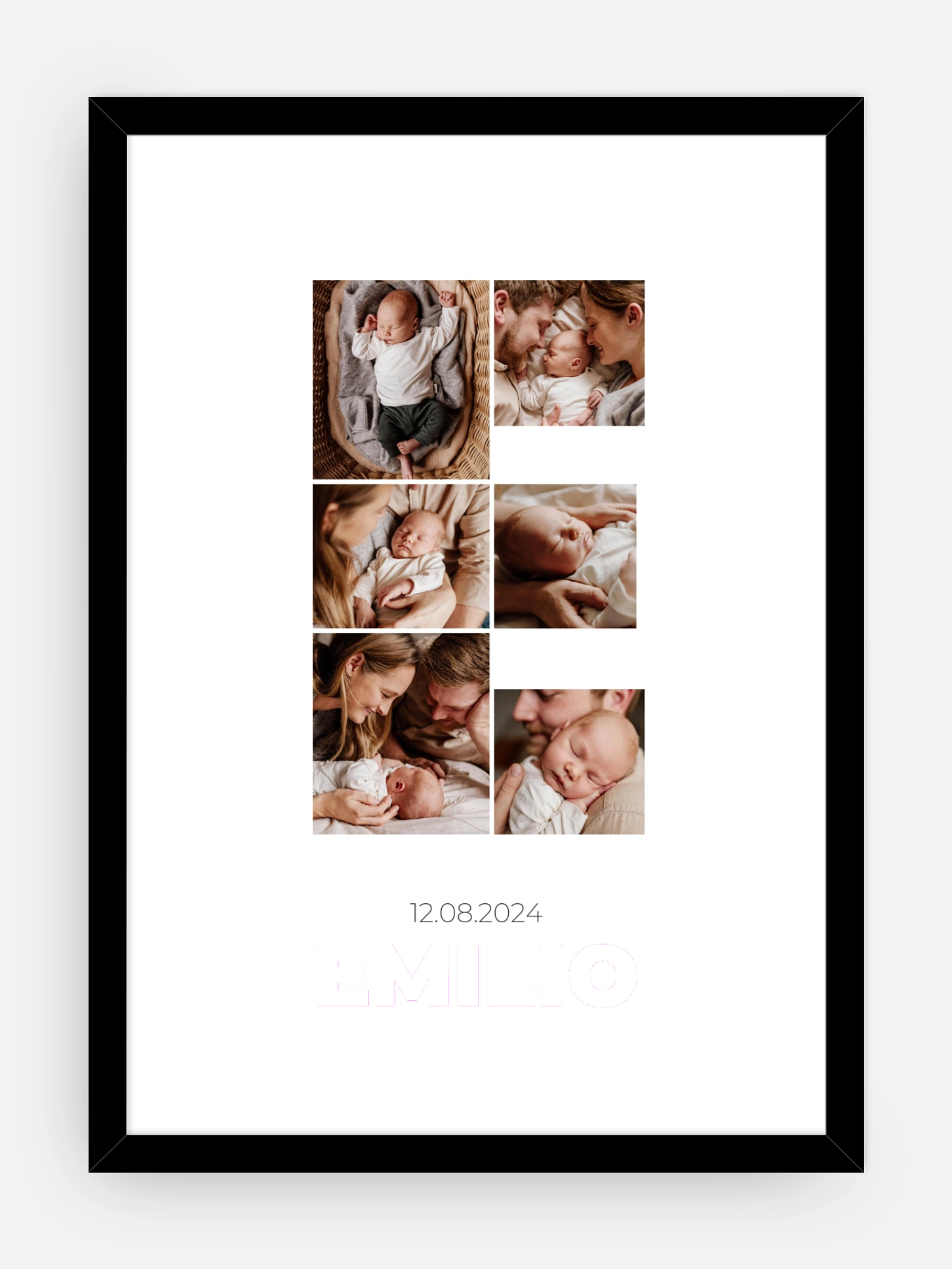 Poster Buchstabe E