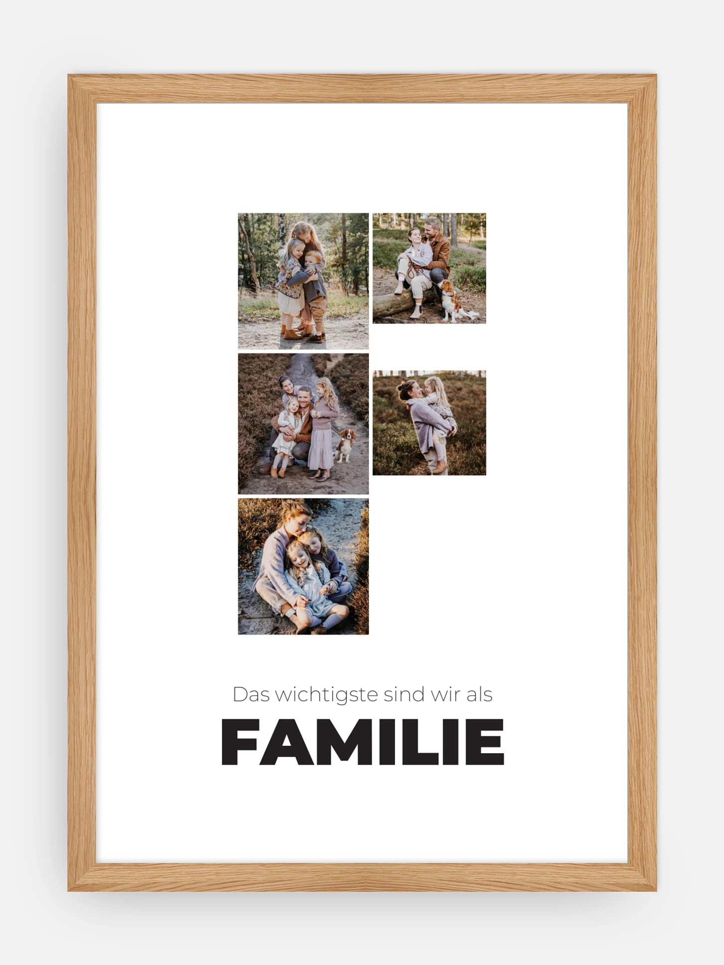 Poster Buchstabe F