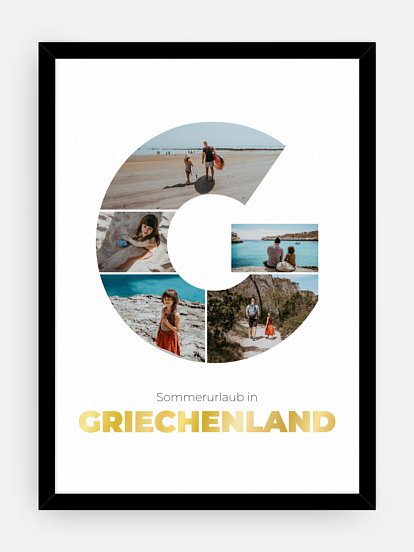 Poster Buchstabe G