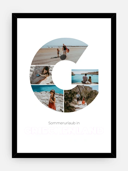 Poster Buchstabe G