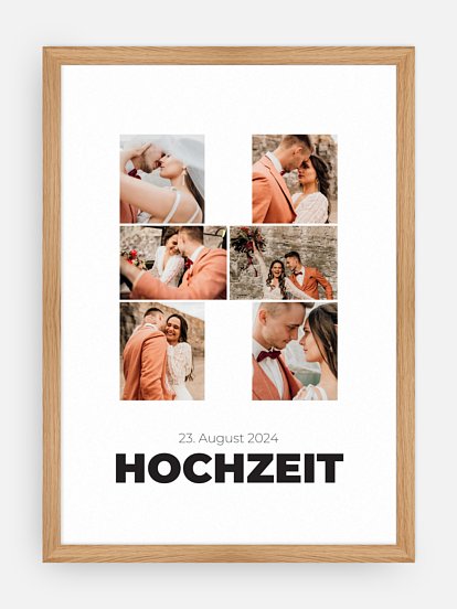 Poster Buchstabe H