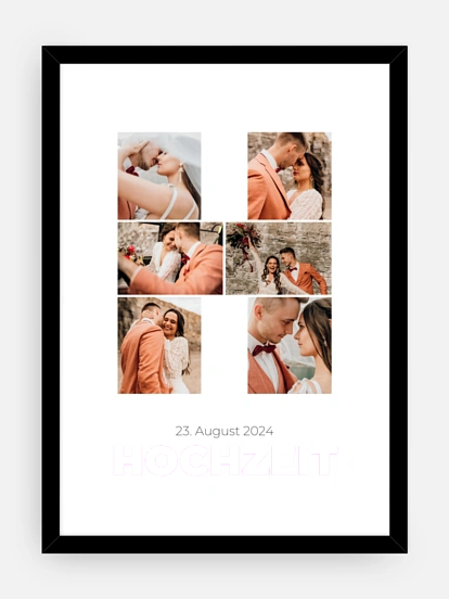 Poster Buchstabe H
