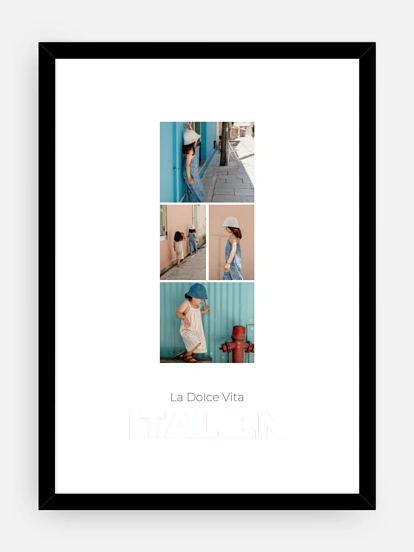 Poster Buchstabe I
