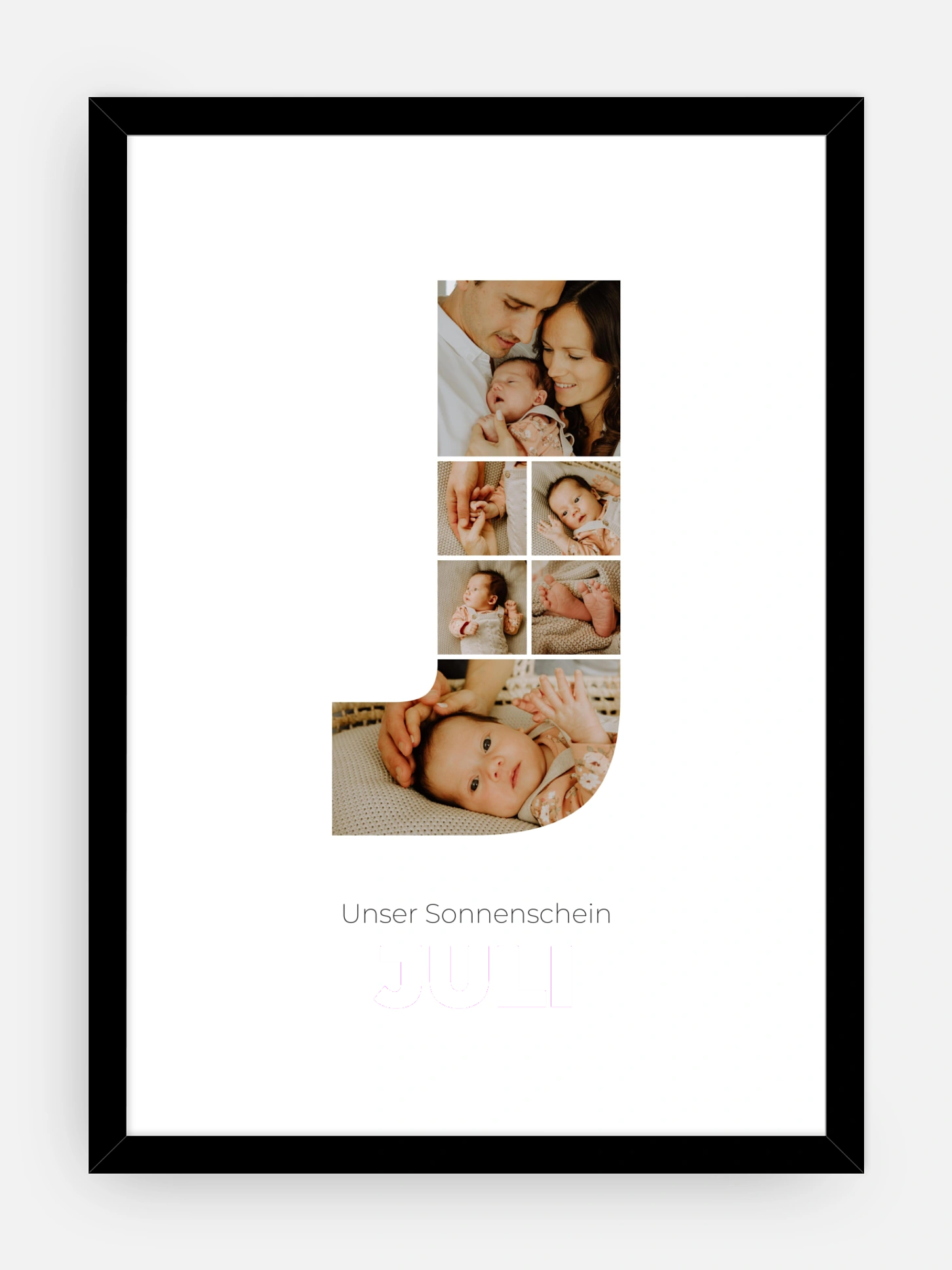 Poster Buchstabe J