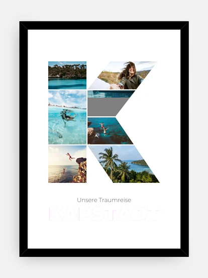 Poster Buchstabe K