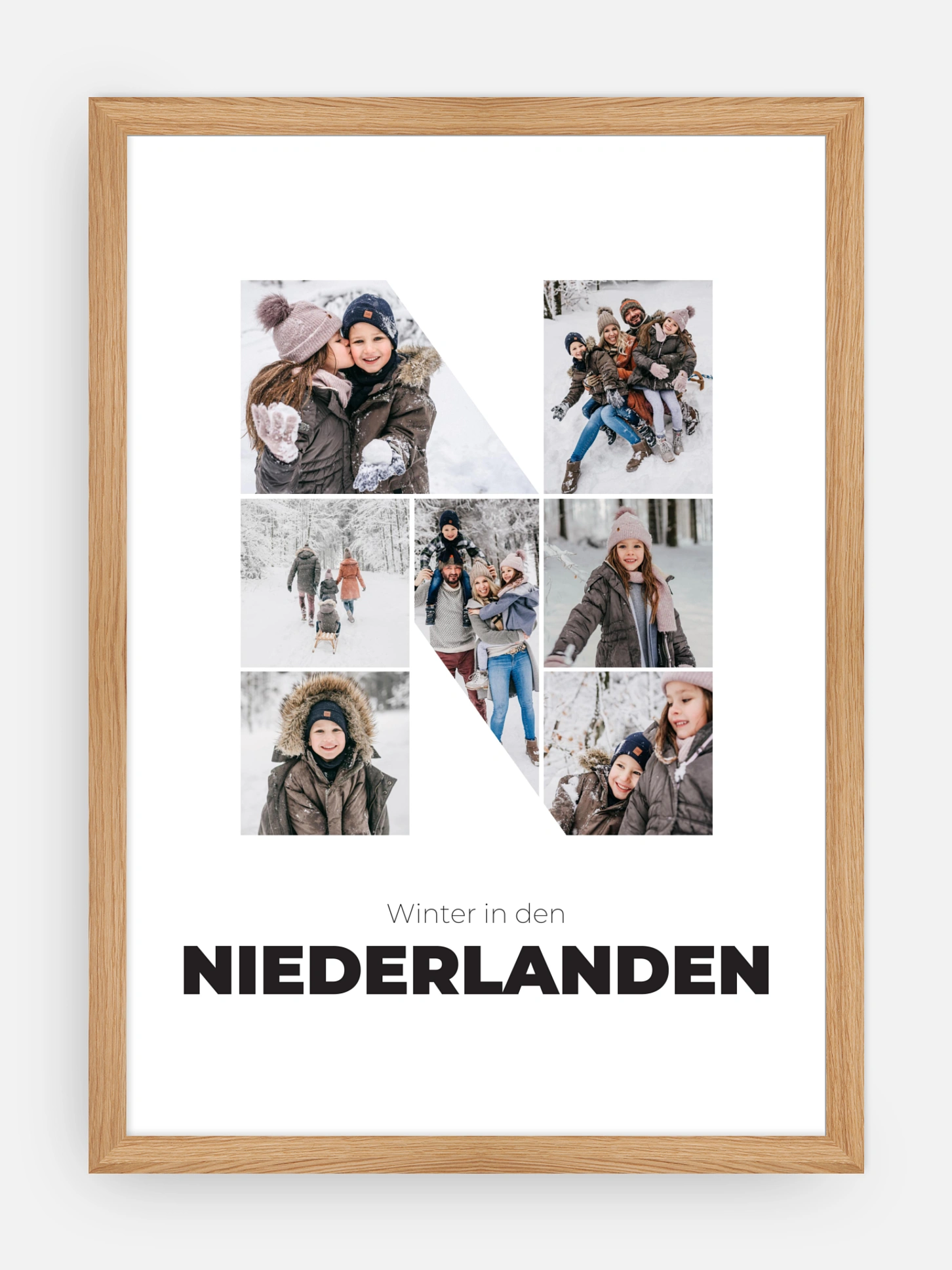 Poster Buchstabe N