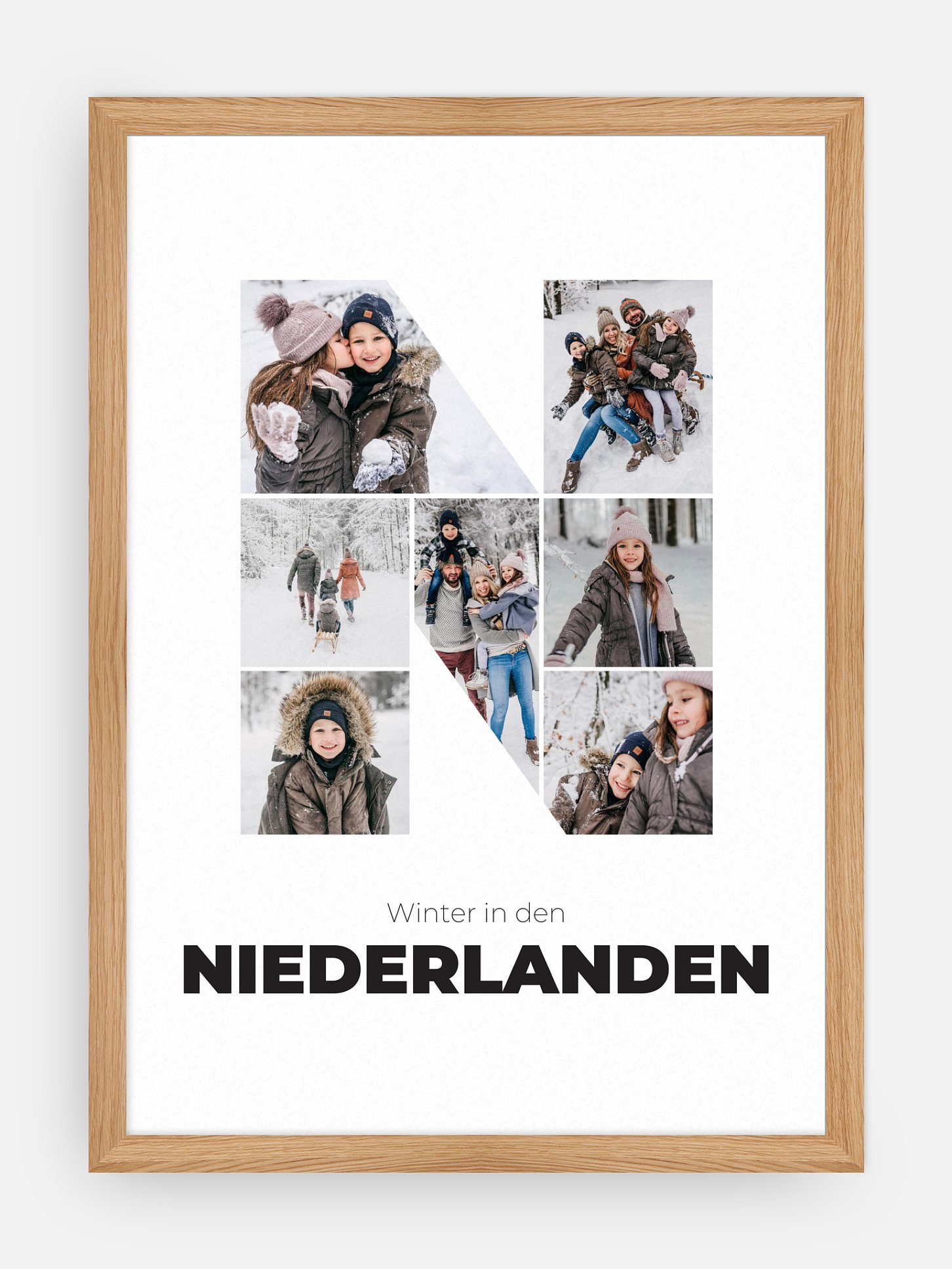 Poster Buchstabe N