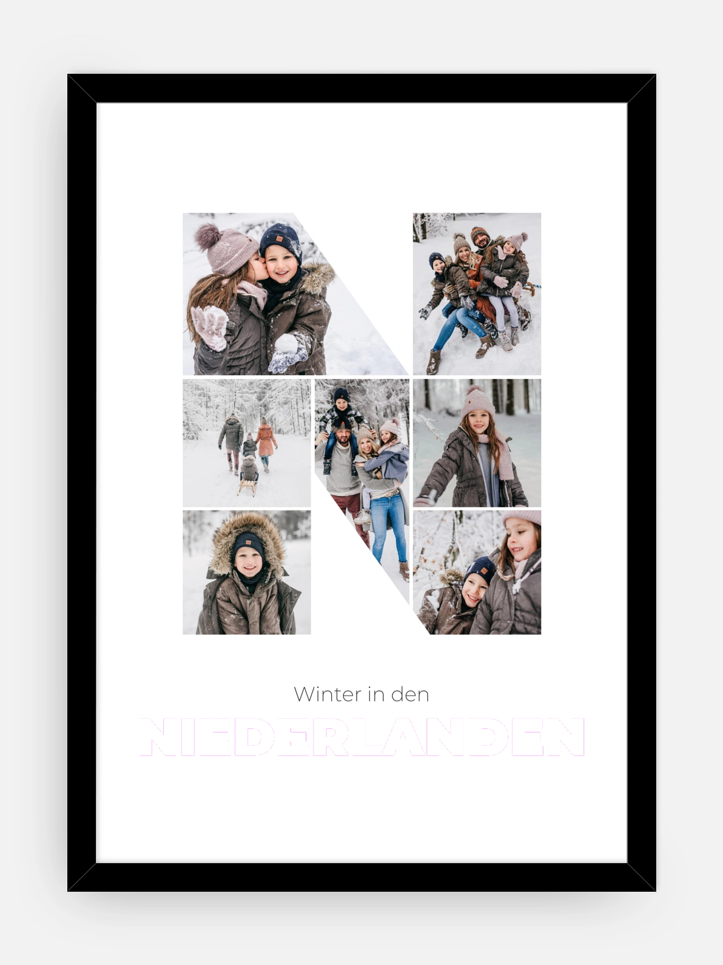 Poster Buchstabe N