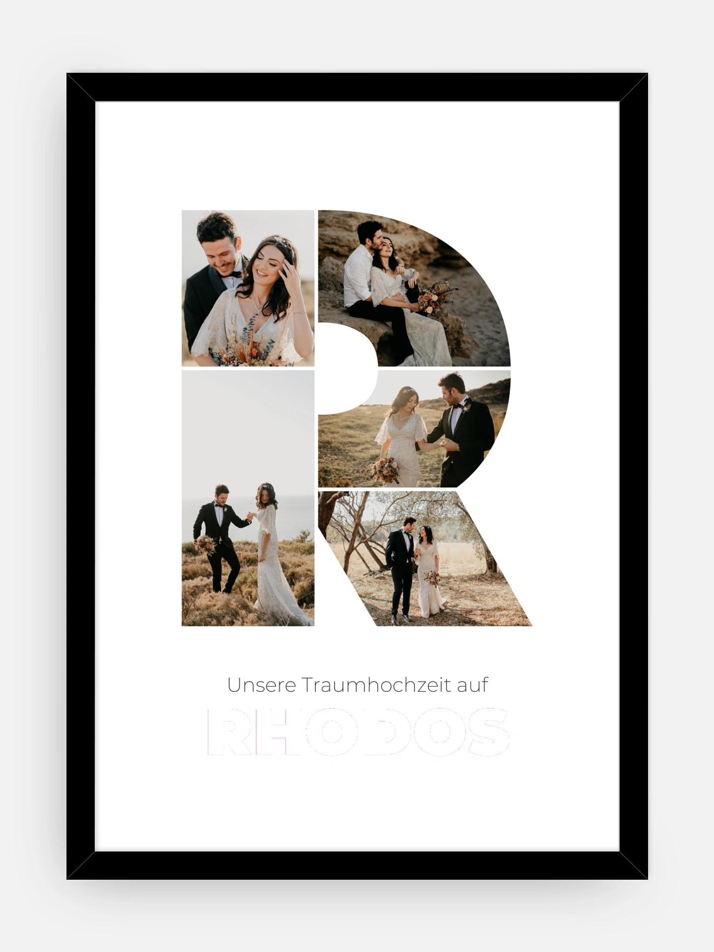 Poster Buchstabe R