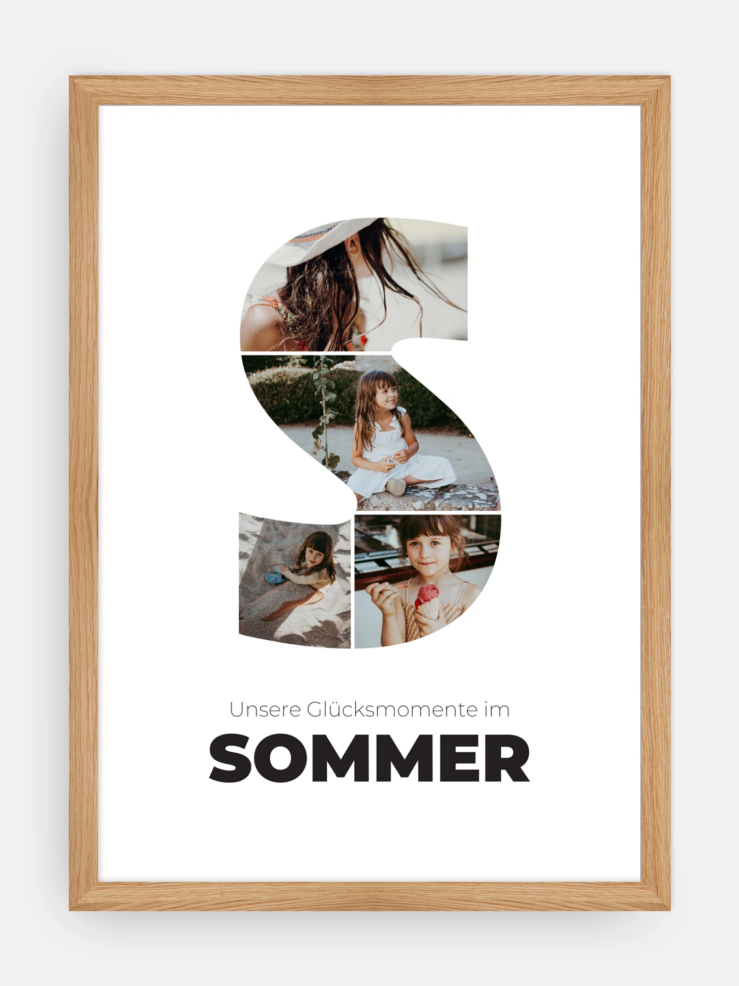Poster Buchstabe S