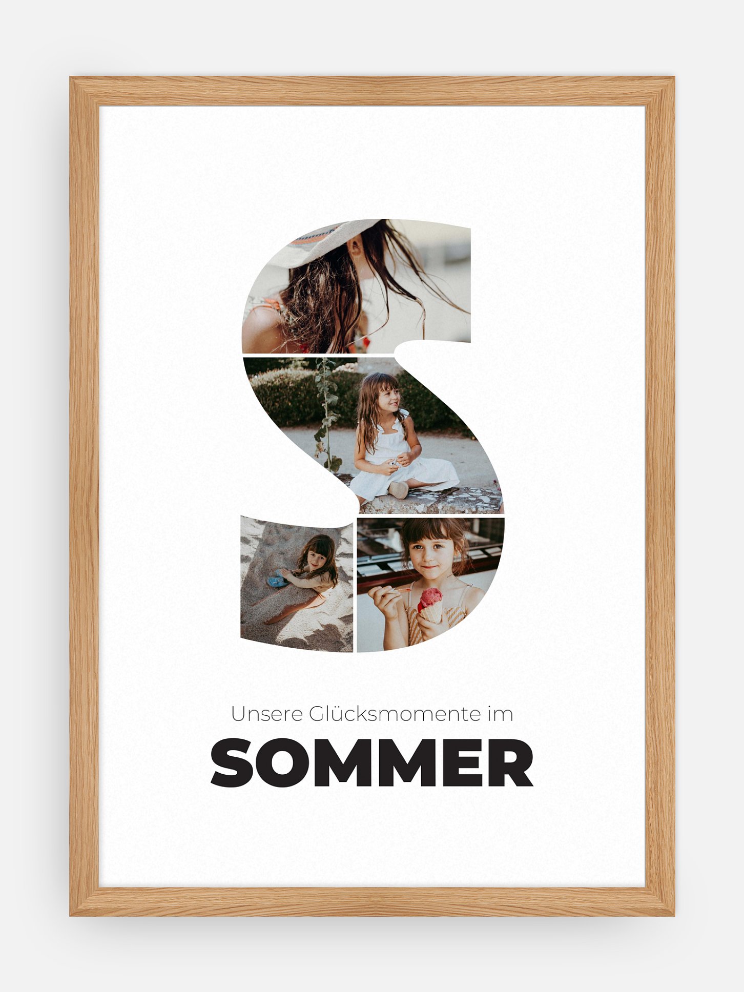Poster Buchstabe S
